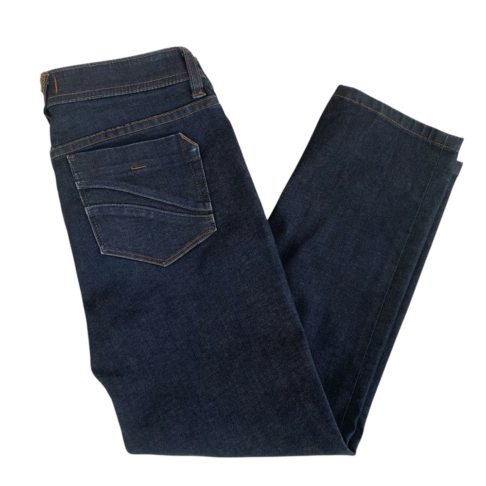 Tommy Bahama Crop Dark Resin Wash Jeans Women Size 2 Len 23 Denim